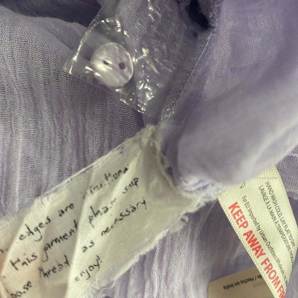 Free People Lausanne dress PURPLE SMALL - Picture 7 of 8